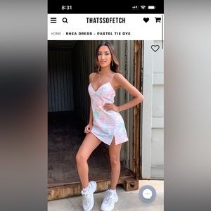 Pastel Tie Dye Dress